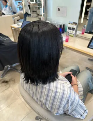 ショート カラー 艶髪 黄金比みくのヘアスタイル