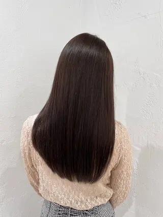 ロング カラー 艶カラー/縮毛矯正/ アレンジ/akaneのヘアスタイル