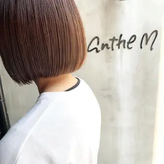 ミディアム カラー トップ スタイリストのヘアスタイル