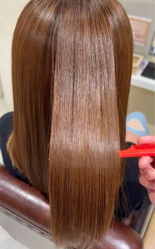 セミロング 髪質改善メニュー 長井 美佐子のヘアスタイル