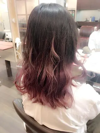 セミロング カラー 西川 佑樹のヘアスタイル