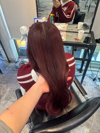 ロング カラー レイヤー sala 推しカラー職人🎀のヘアスタイル