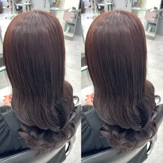 カラー ヘアメ🎀推しカラー 🥣横浜/しほ🧸のヘアスタイル