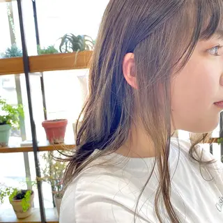 ミディアム カラー ヘアアレンジ 【ダメージレス施術】 【透明感】北村 拓也のヘアスタイル