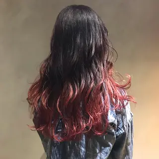ロング カラー レイヤー/ブリーチ HIKARU ♡のヘアスタイル