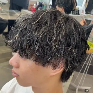 ミディアム カラー ヘアアレンジ メンズ fifth 石川 凪のヘアスタイル