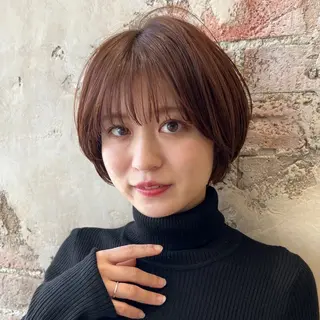 ショート 💍新宿ショート 💍岩田莉奈のヘアスタイル