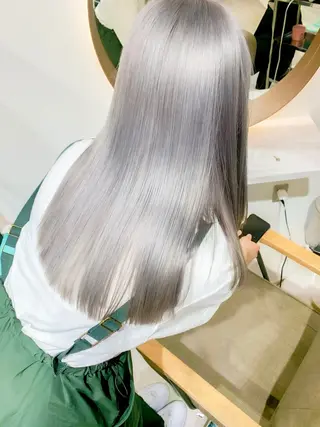 ロング ハイトーン🫧艶髪 MAIKAのヘアスタイル