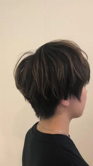 ショート カラー パーマ ヘアアレンジ 【ツヤ髪美容師】 ツダケイスケのヘアスタイル