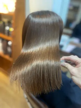 ミディアム カラー すなが/ハイライト モデル募集中のヘアスタイル