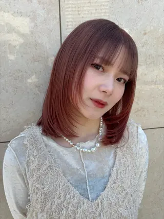 ミディアム 『大西　陸』 透明感color🔆のヘアスタイル