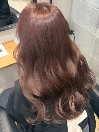 カラー さわ/博多/ ベージュ/ハイトーンのヘアスタイル