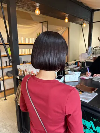 カラー 春モテカラー/うる艶 ストレート/羽菜のヘアスタイル