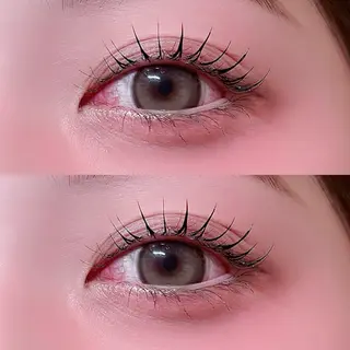 マツエク・マツパ 🎀束感/上下エク/ 𝙍𝙐𝘼 🎀のマツエク・マツパデザイン