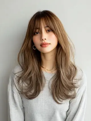 セミロング 生艶髪&レイヤー🔔 渋谷お薦めNo.1✨のヘアスタイル