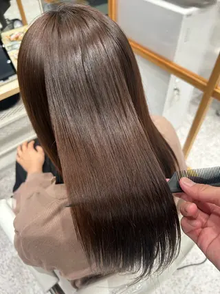 ロング 髪質改善 髪質改善カラーゆうひのヘアスタイル