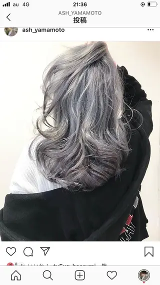 ロング 高坂 優花のヘアスタイル