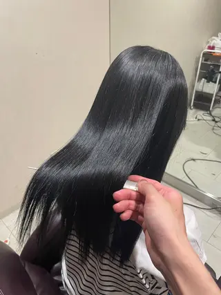 ロング 阿部 祥大のヘアスタイル