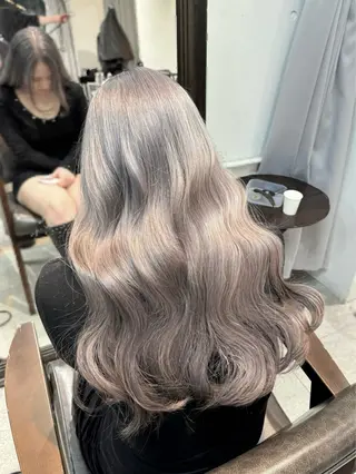 ロング カラー 🤍原宿/ハイトーン みほ🎀໒꒱のヘアスタイル