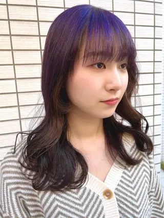 ミディアム カラー 💎透明感カラー特化 💎TAISEIのヘアスタイル