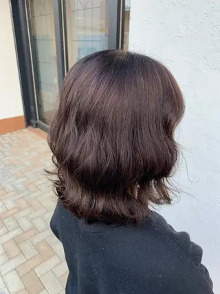 ミディアム カラー 艶髪レイヤー上田 紗也🇰🇷💗のヘアスタイル