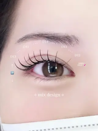 マツエク・マツパ eye＋nano所属・韓国風束感まつ毛🩵 Nozomiの眉毛・アイブロウイメージ