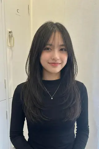 ロング tre. 甲子園口店のヘアスタイル