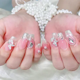 ネイル 🦋チップ長さだし 専門店🦋のネイルデザイン