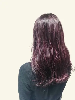 ロング カラー ケアブリーチ /髪質 改善/古橋圭史郎のヘアスタイル