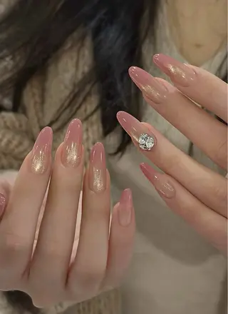 ロング Mi raのネイルデザイン