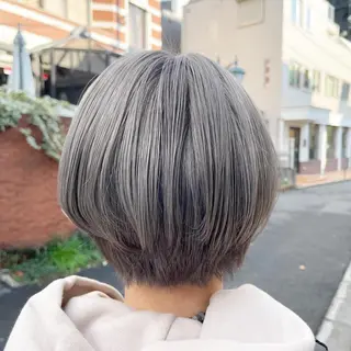 ショート カラー 髪質改善&美髪カラー ボブ&ロングRINのヘアスタイル