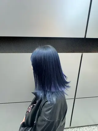 セミロング 青海 サヤのヘアスタイル