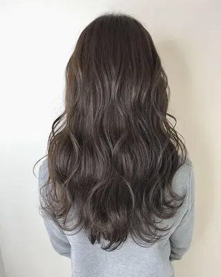ロング カラー 透明感カラー 松田晃代のヘアスタイル