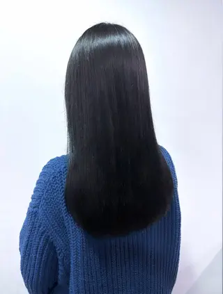 ロング カラー こまつ まりやのヘアスタイル