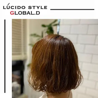 ミディアム パーマ ✂︎ショート、ボブ、 レイヤー🩵YUMIのヘアスタイル