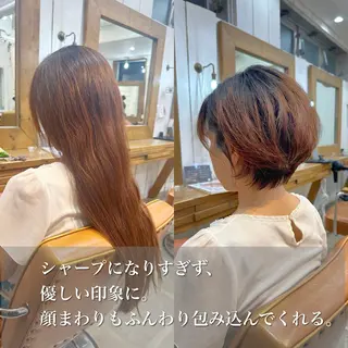 ショート 👑銀座ショート/ 絶壁補正/金子涼👑のヘアスタイル