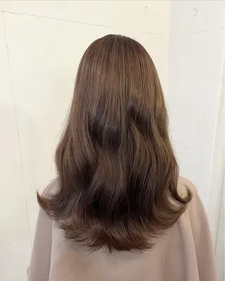 ロング カラー ヘアアレンジ hazuki🐈⬛ 透明感カラーのヘアスタイル