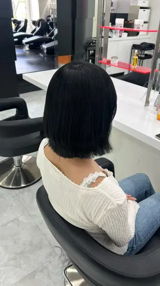 ロング カラー パーマ ヘアアレンジ メンズ キッズ 盛れ韓国ハイトーン 🎀Himari🎀のヘアスタイル
