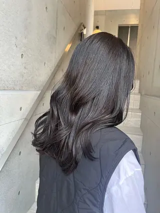 セミロング カラー パーマ Day&Night kanaのヘアスタイル