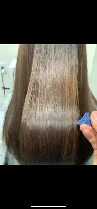 ロング 髪質改善 髪質改善カラーのヘアスタイル