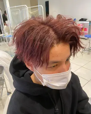 カラー メンズ メンズパーマ 副店長ユウタのヘアスタイル