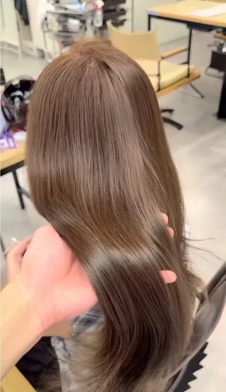 ロング レイヤーカット/ 艶カラー/山内一暉のヘアスタイル