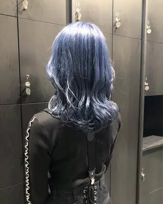 セミロング カラー パーマ ヘアアレンジ stylist 🌸 kana.のヘアスタイル