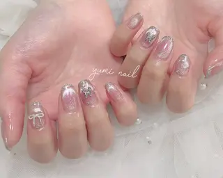 ネイル 𝐲𝐮𝐦𝐢🎀 長さ出しデザイン専門のネイルデザイン