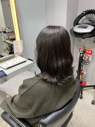 ミディアム 宇田 優希菜のヘアスタイル