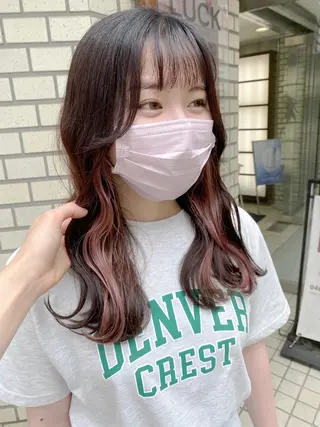 セミロング カラー ブリーチ/髪質改善 🍀MASAKiのヘアスタイル