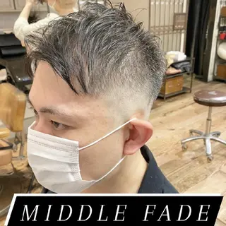 ショート メンズ メンズ/フェード/ バーバー/盛山大地のヘアスタイル
