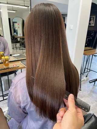 ロング Emitas.宮街道店所属・森崎 士/似合わせカラーのヘアスタイル