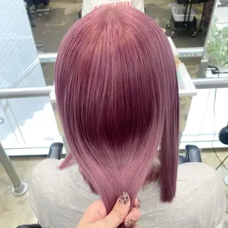 ミディアム カラー ヘアアレンジ 💗💗韓国レイヤー yu-ki💗💗のヘアスタイル