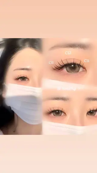 マツエク・マツパ 大阪梅田 Mei🫧のマツエク・マツパデザイン